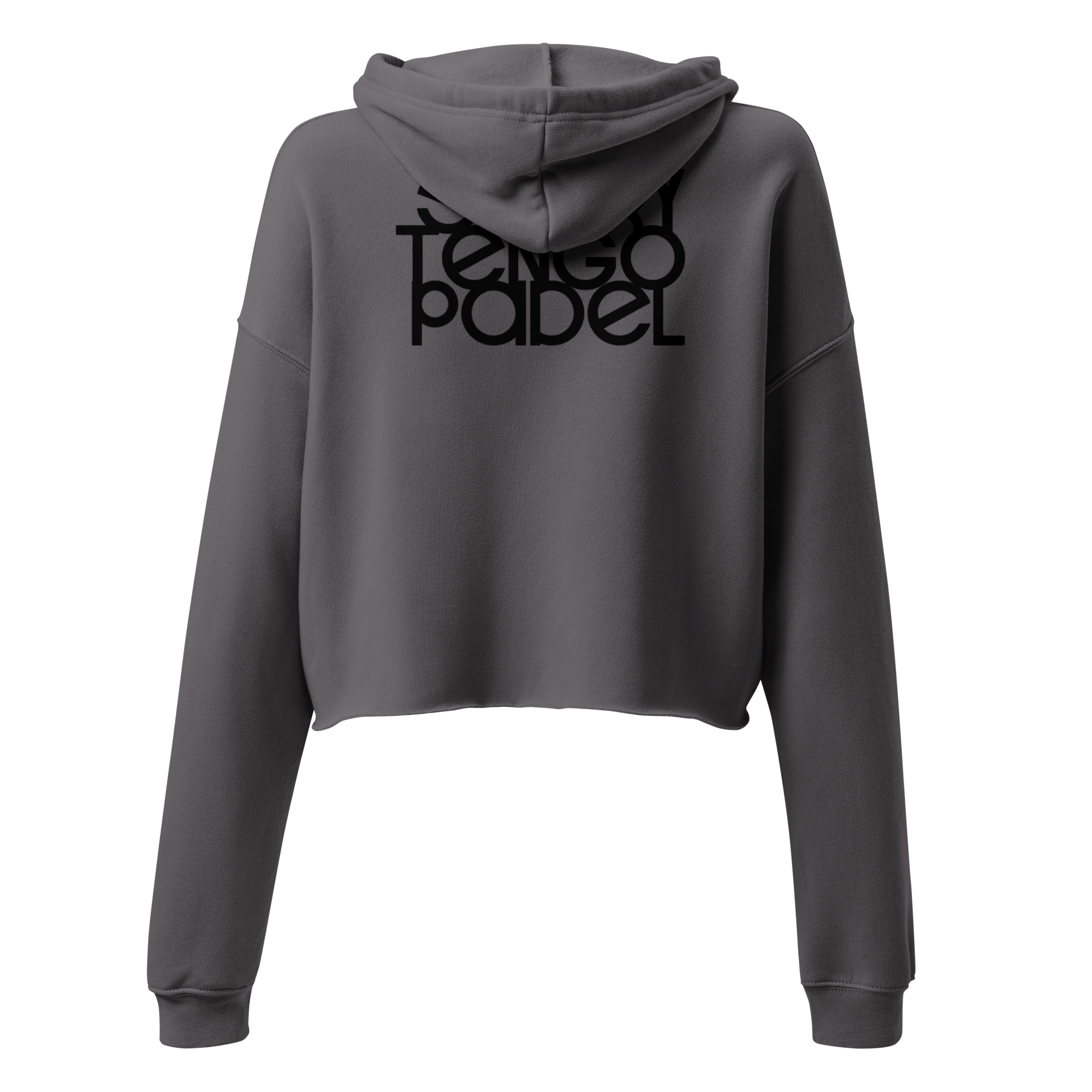 Crop Hoodie Sorry tengo padel Gray - XTR3S