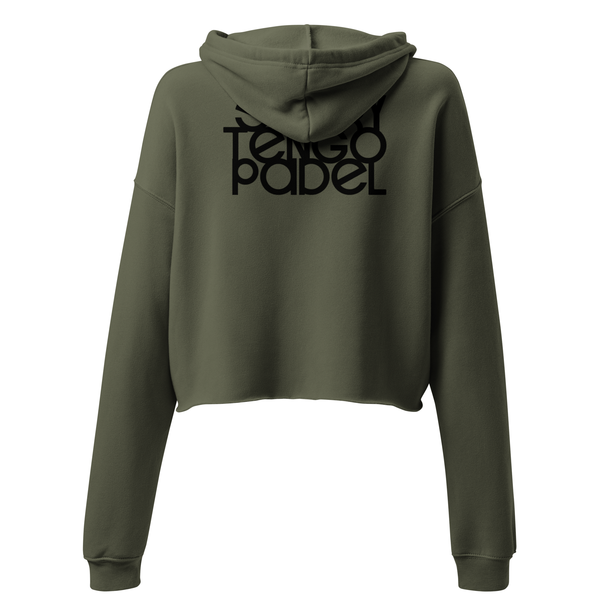 Crop Hoodie Sorry tengo padel Gray - XTR3S