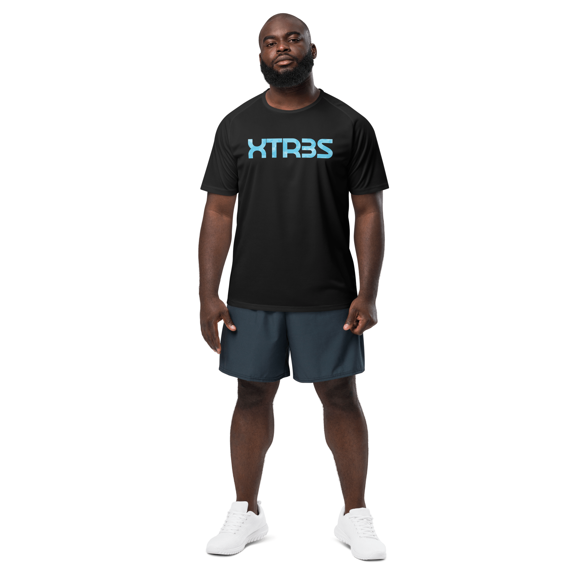 Men XTR3S Custom T Shirt - Blue - XTR3S