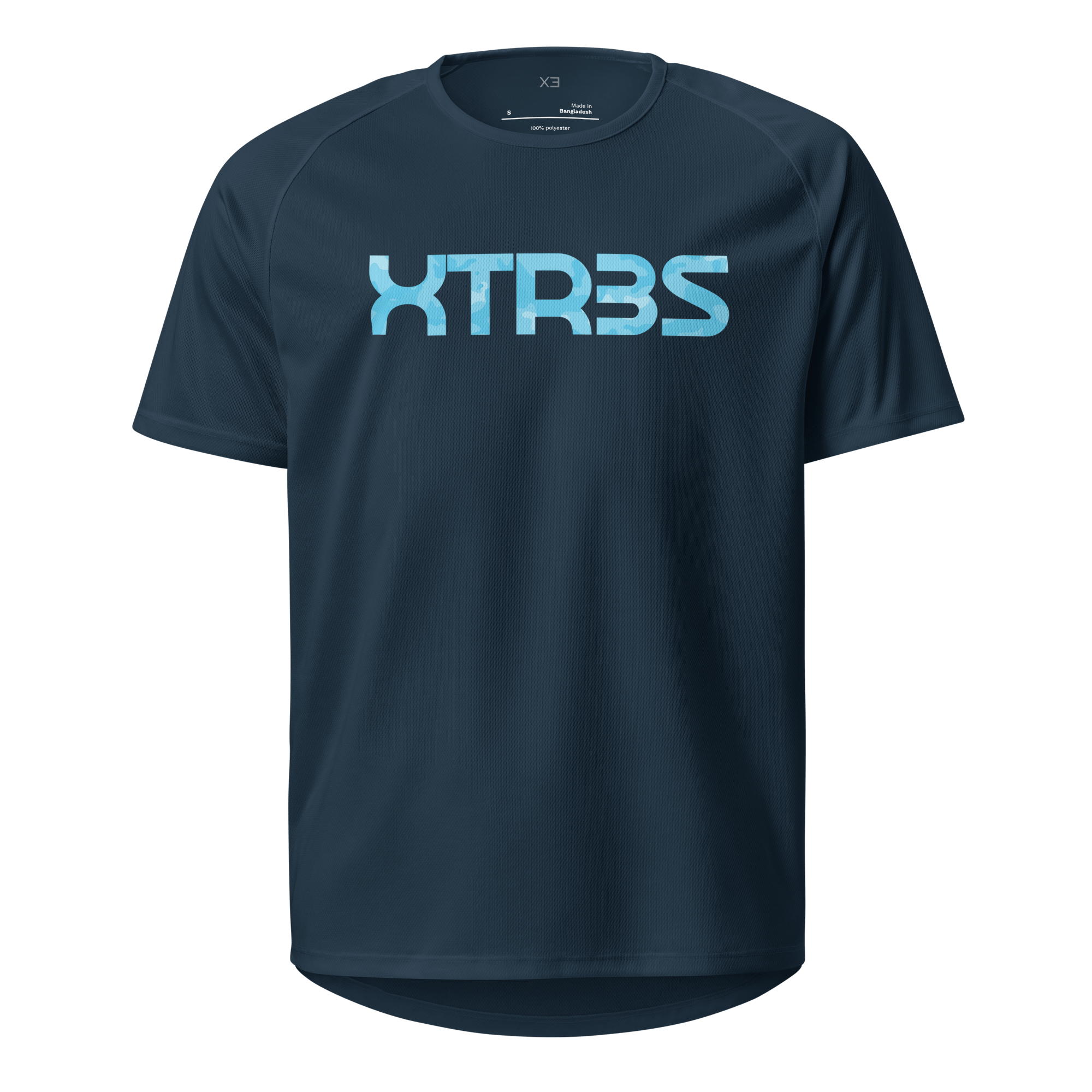 Men XTR3S Custom T Shirt - Blue - XTR3S