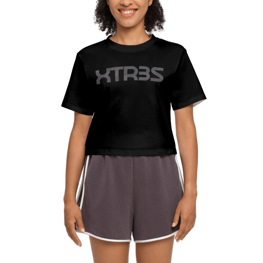 Women XTR3S Custom T Shirt - Black/Dark Grey - XTR3S