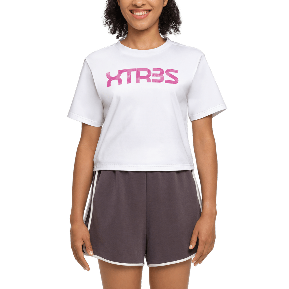 Women XTR3S Custom T Shirt - White/Pink - XTR3S