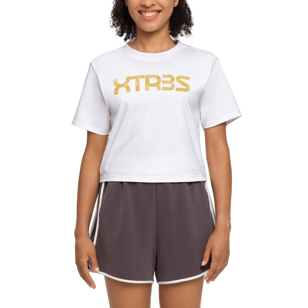 Women XTR3S Custom T Shirt - White/Yellow - XTR3S