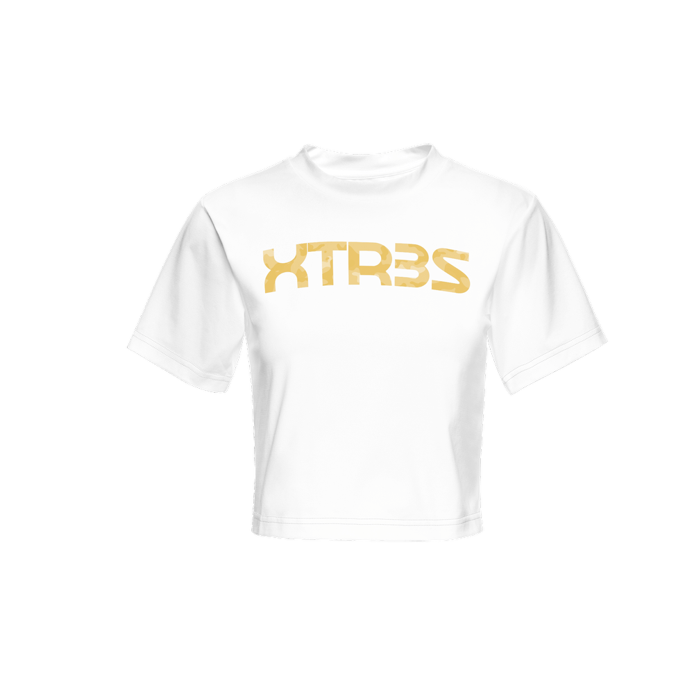 Women XTR3S Custom T Shirt - White/Yellow - XTR3S