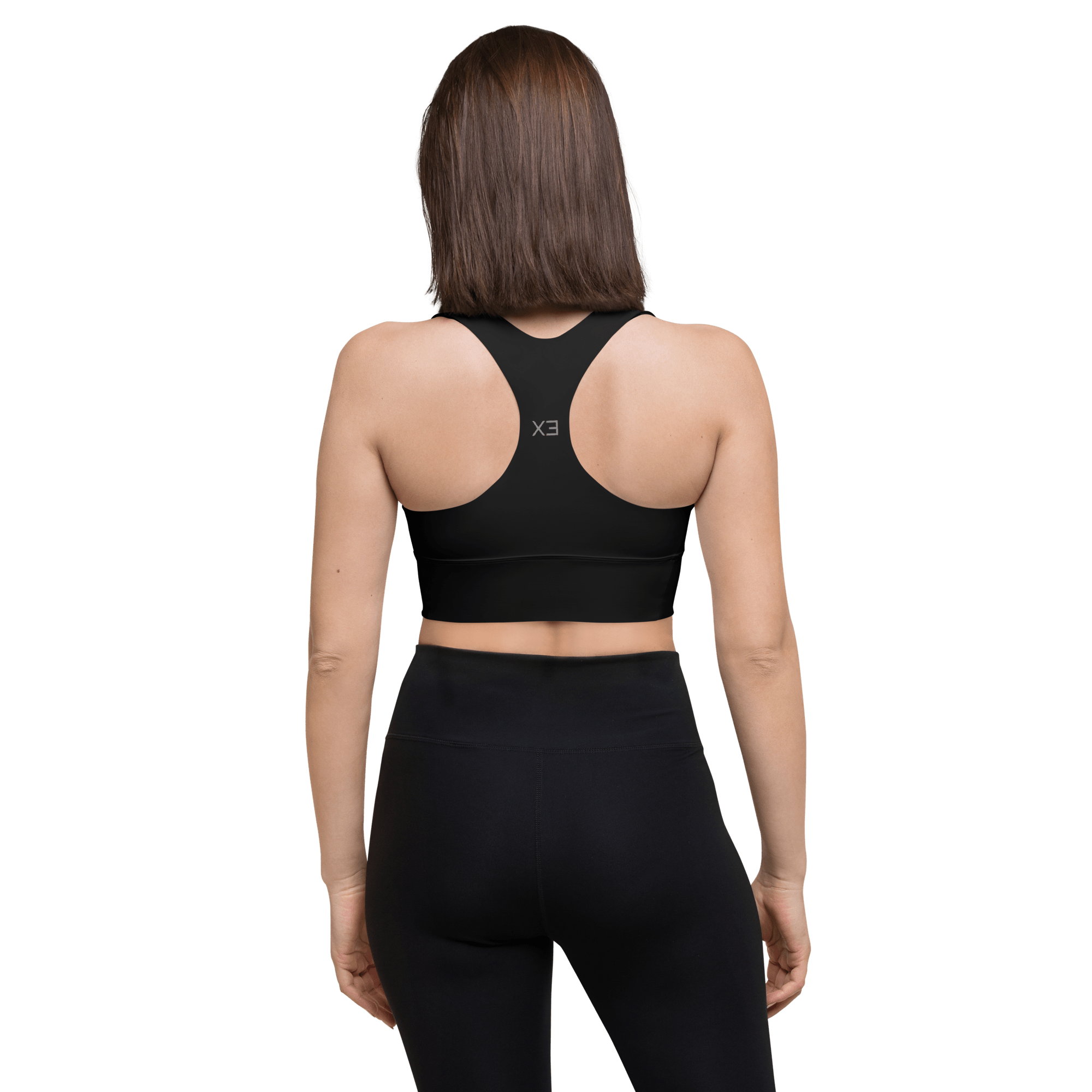 X3 Longline Sportbra - Black - XTR3S