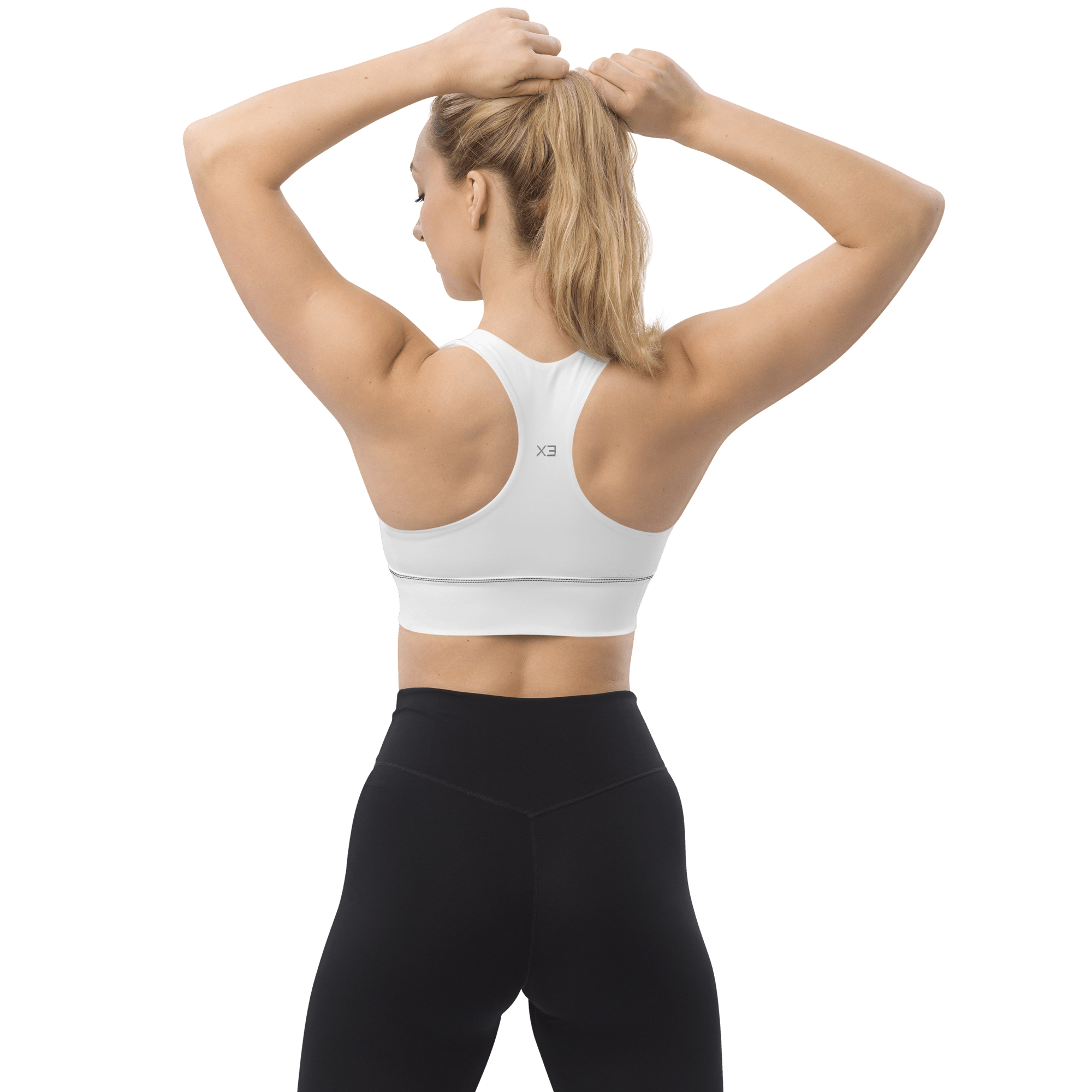 X3 Longline Sportbra - White - XTR3S