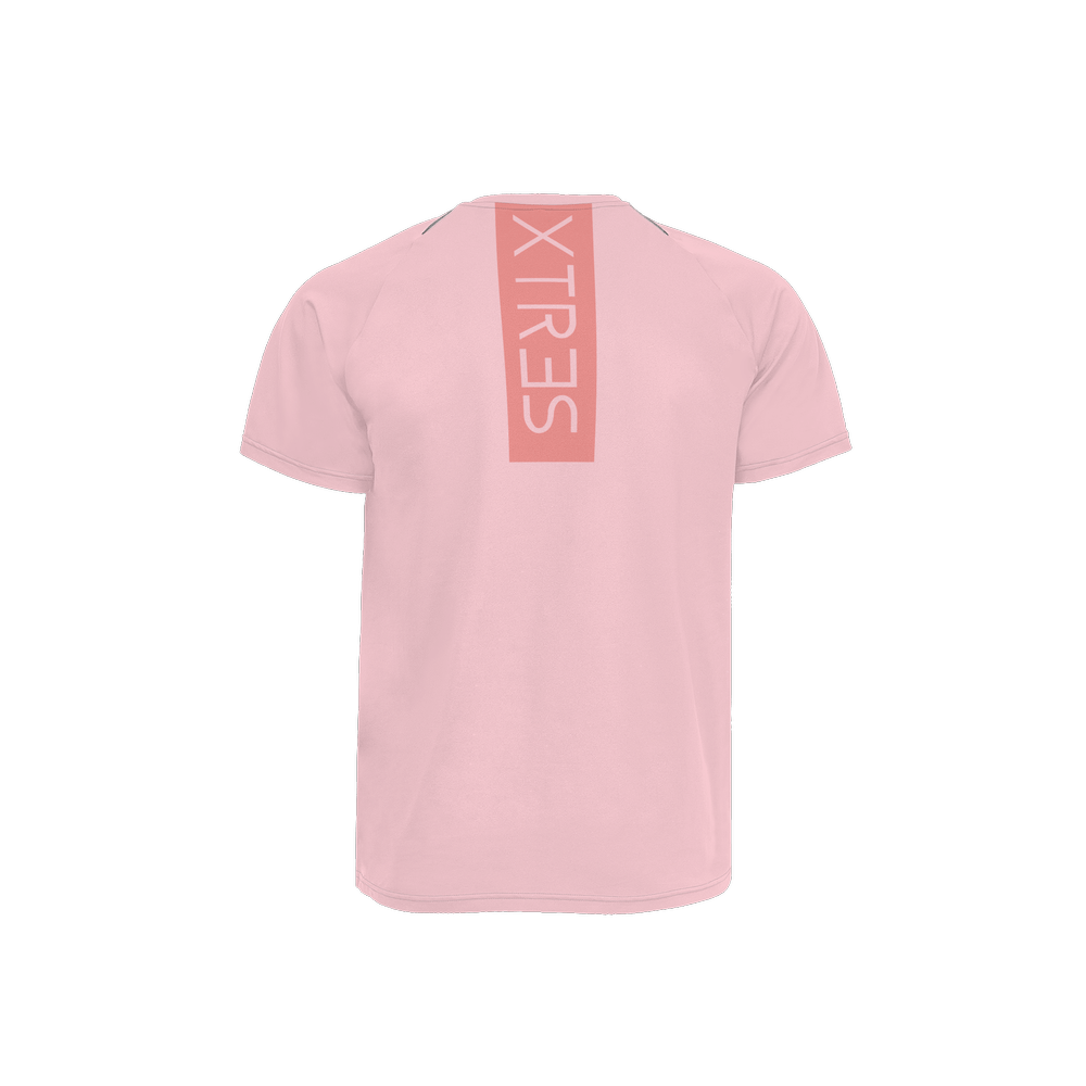 X3 Men’s 3M Active T - Shirt - Dry Fit - Pink - XTR3S