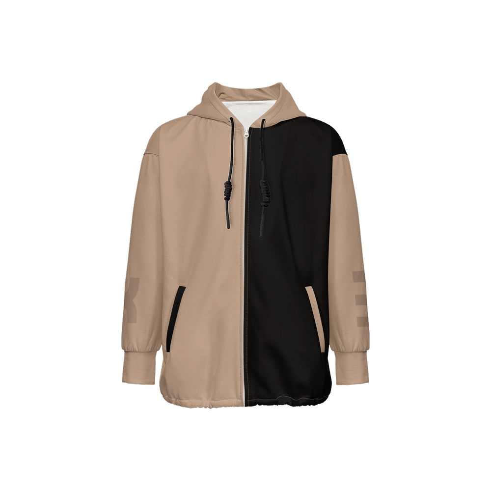 X3 Men’s Full - Zip Jacket - Beige/Black - XTR3S