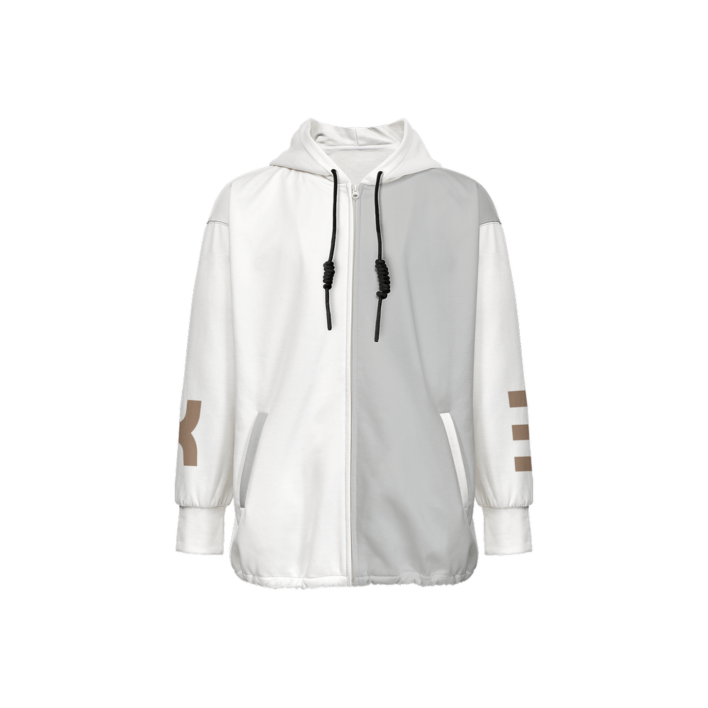 X3 Men’s Full - Zip Jacket - White/Gray - XTR3S