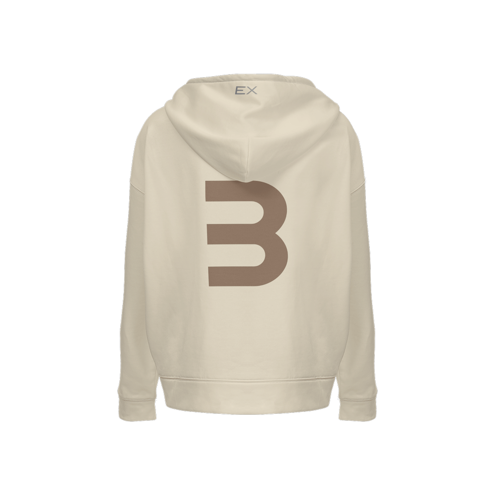 X3 Men’s Relaxed Fit Hoodie - Beige - XTR3S