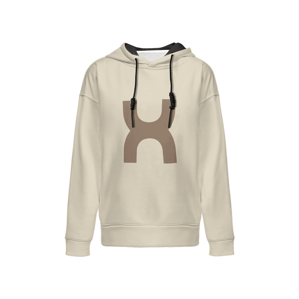 X3 Men’s Relaxed Fit Hoodie - Beige - XTR3S