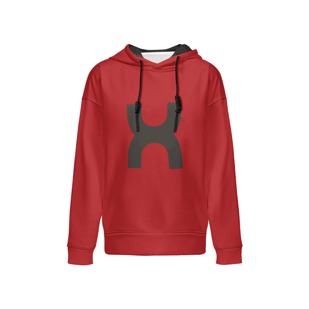 X3 Men’s Relaxed Fit Hoodie - Red - XTR3S