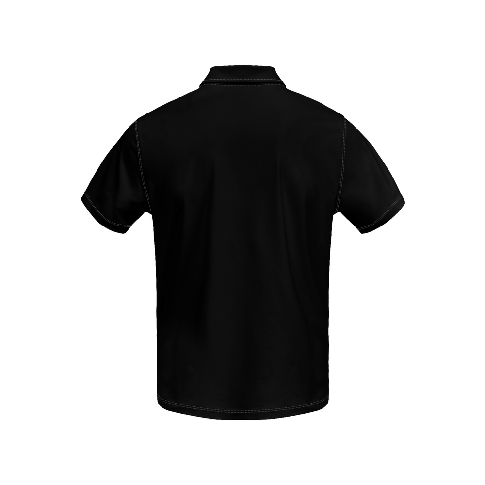 X3 Men’s Slim Fit Short - Sleeve Polo - Black - XTR3S