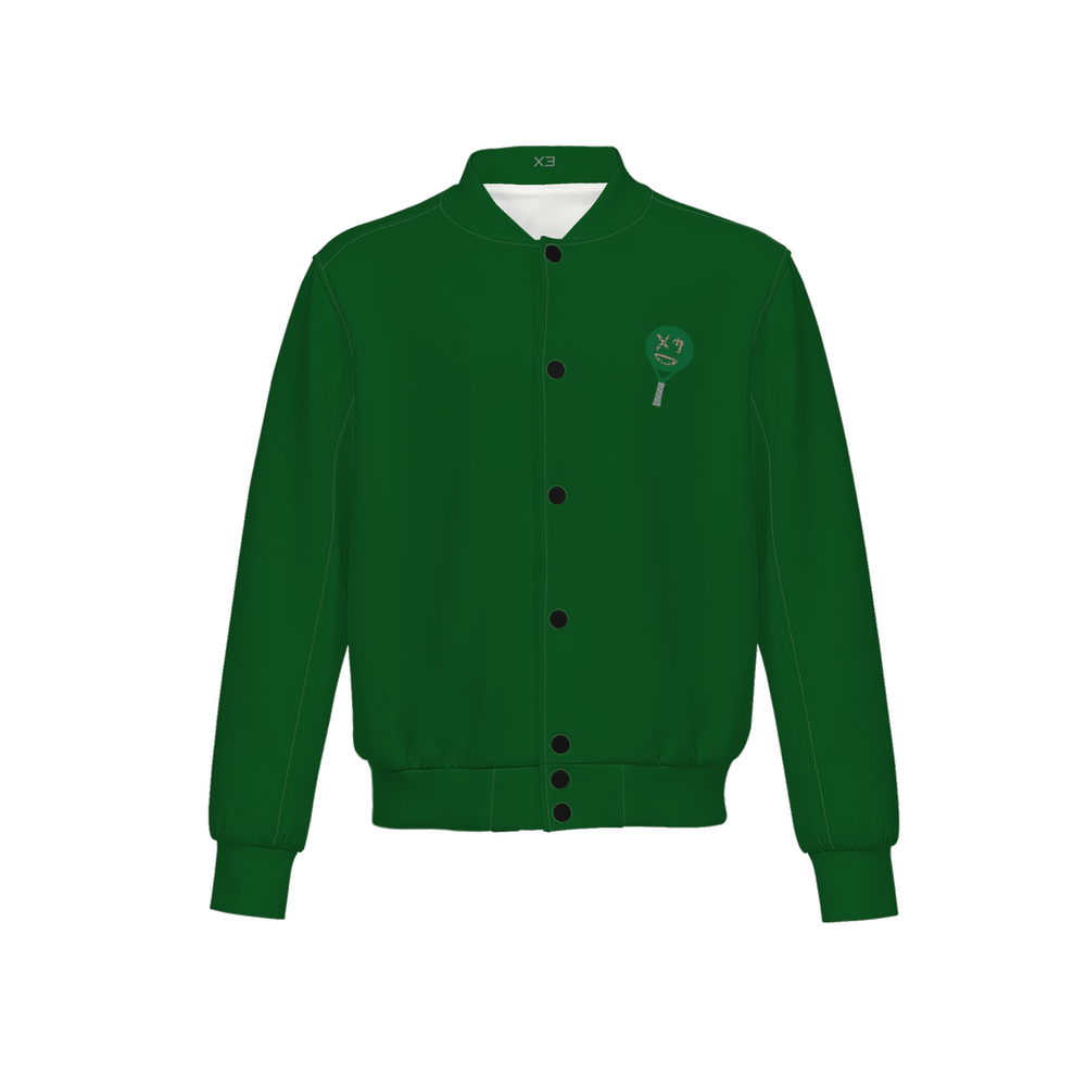 X3 Pala Men's Double Layered Bomber Sports Jacket - Green - XTR3S