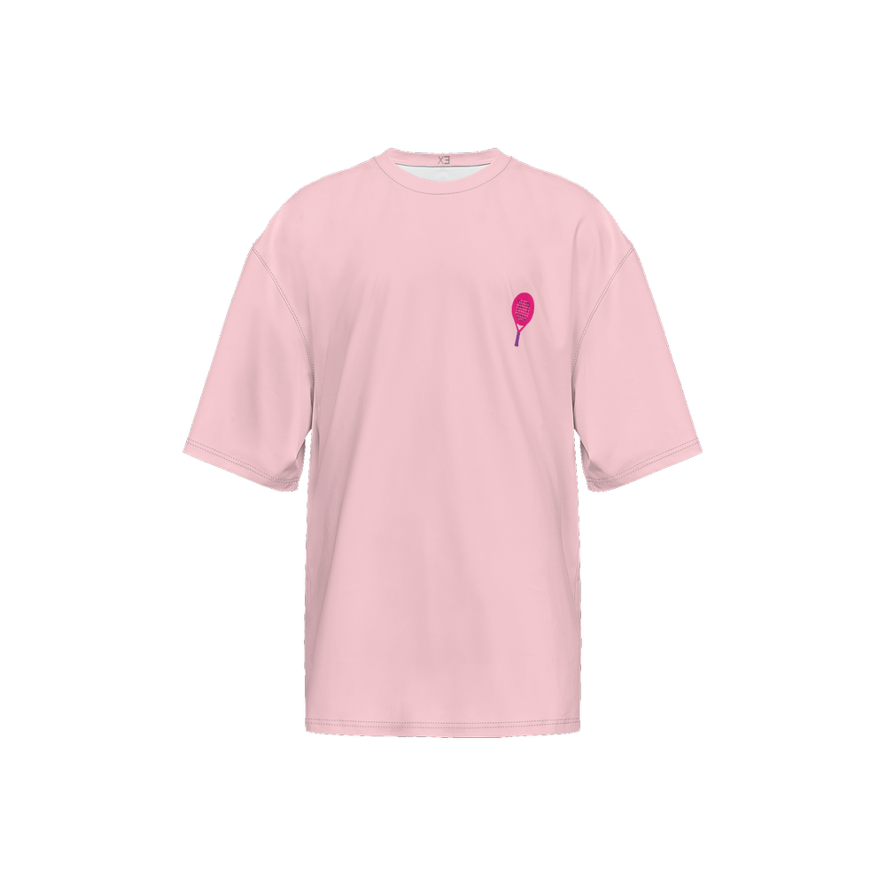 X3 Pala Men’s Oversized Short - Sleeve T - Shirt - Pink - XTR3S