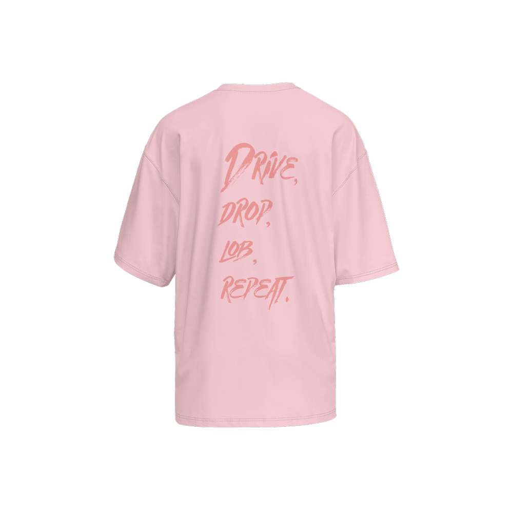 X3 Pala Men’s Oversized Short - Sleeve T - Shirt - Pink - XTR3S