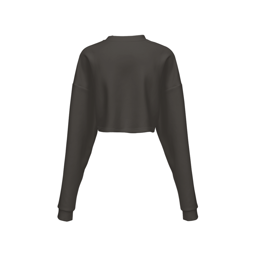 X3 Pala Women’s Cropped Crewneck Sweatshirt - Dark Grey - XTR3S