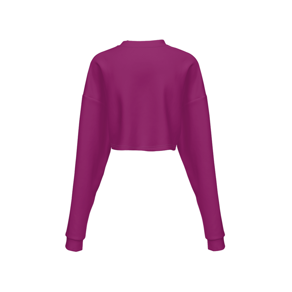 X3 Pala Women’s Cropped Crewneck Sweatshirt - Purple - XTR3S