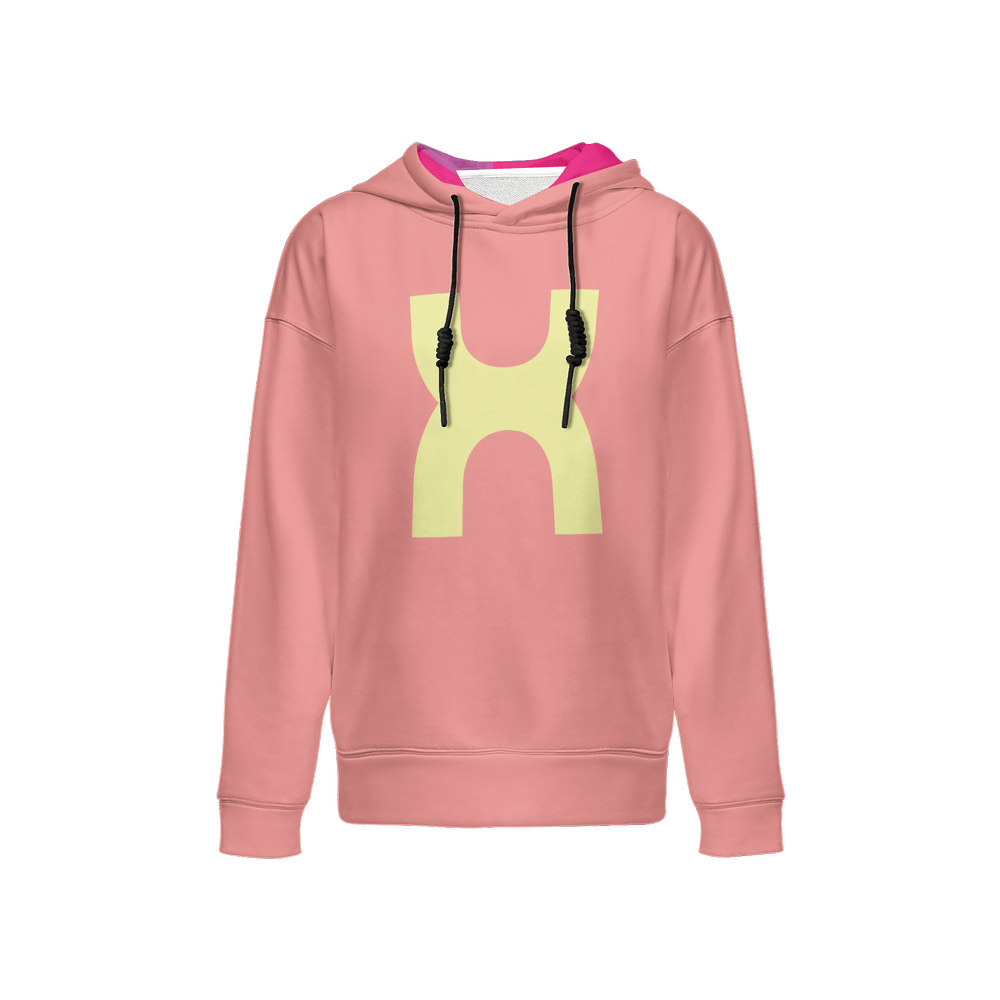 X3 Women’s Relaxed Fit Hoodie - Pink/Neon - XTR3S