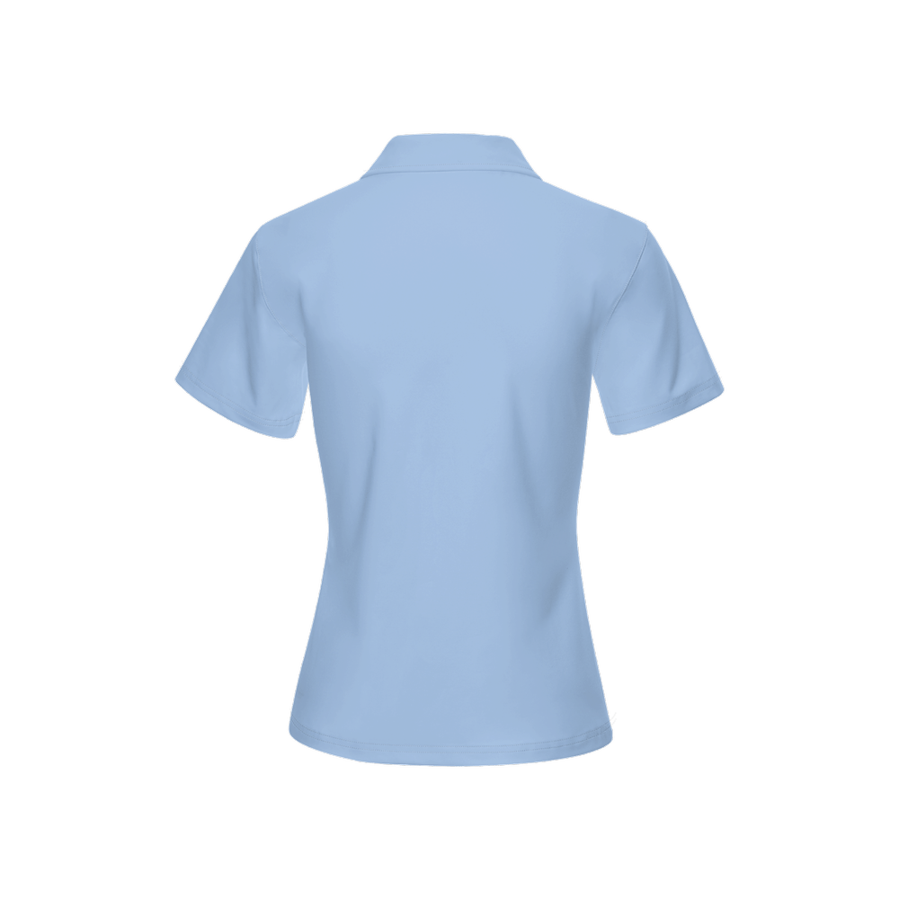 X3 Women’s Slim Fit Short - Sleeve Polo - Blue - XTR3S