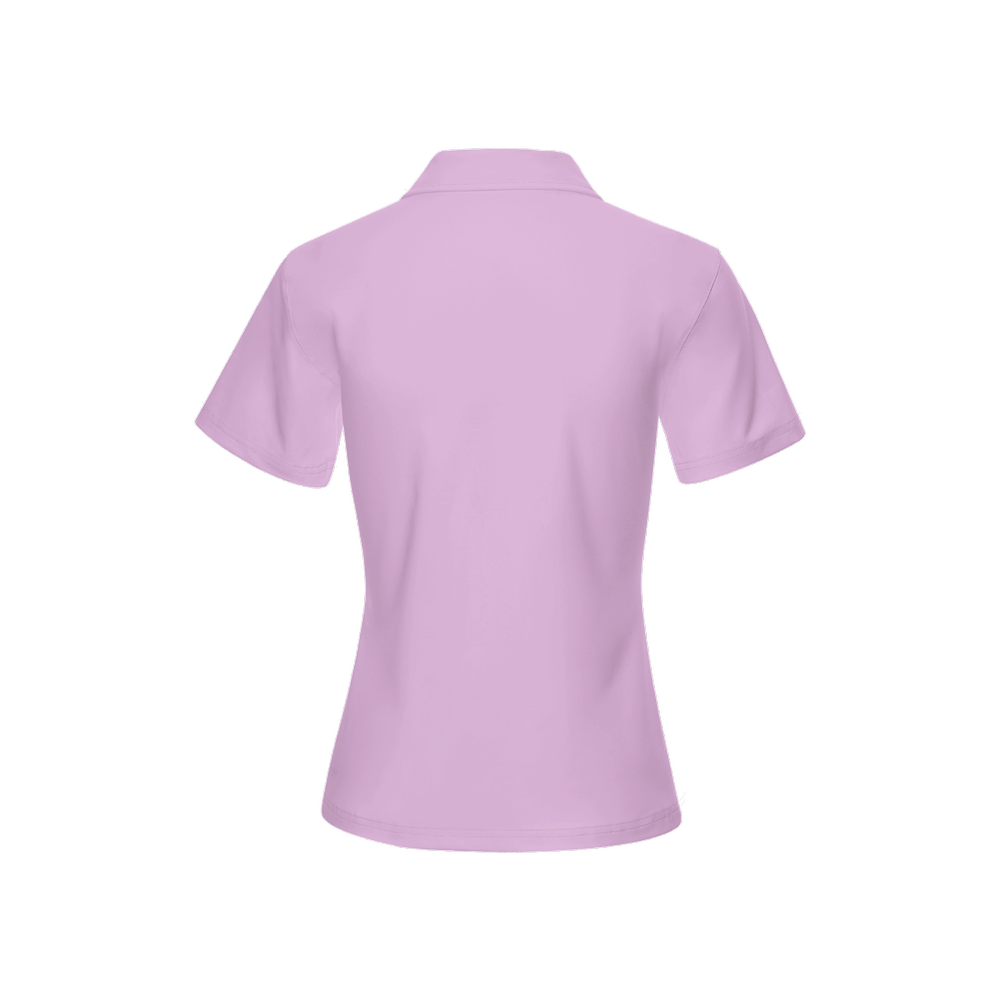 X3 Women’s Slim Fit Short - Sleeve Polo - Purple - XTR3S