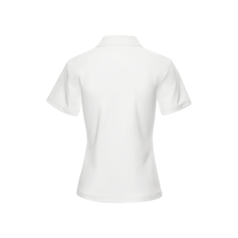 X3 Women’s Slim Fit Short - Sleeve Polo - White - XTR3S