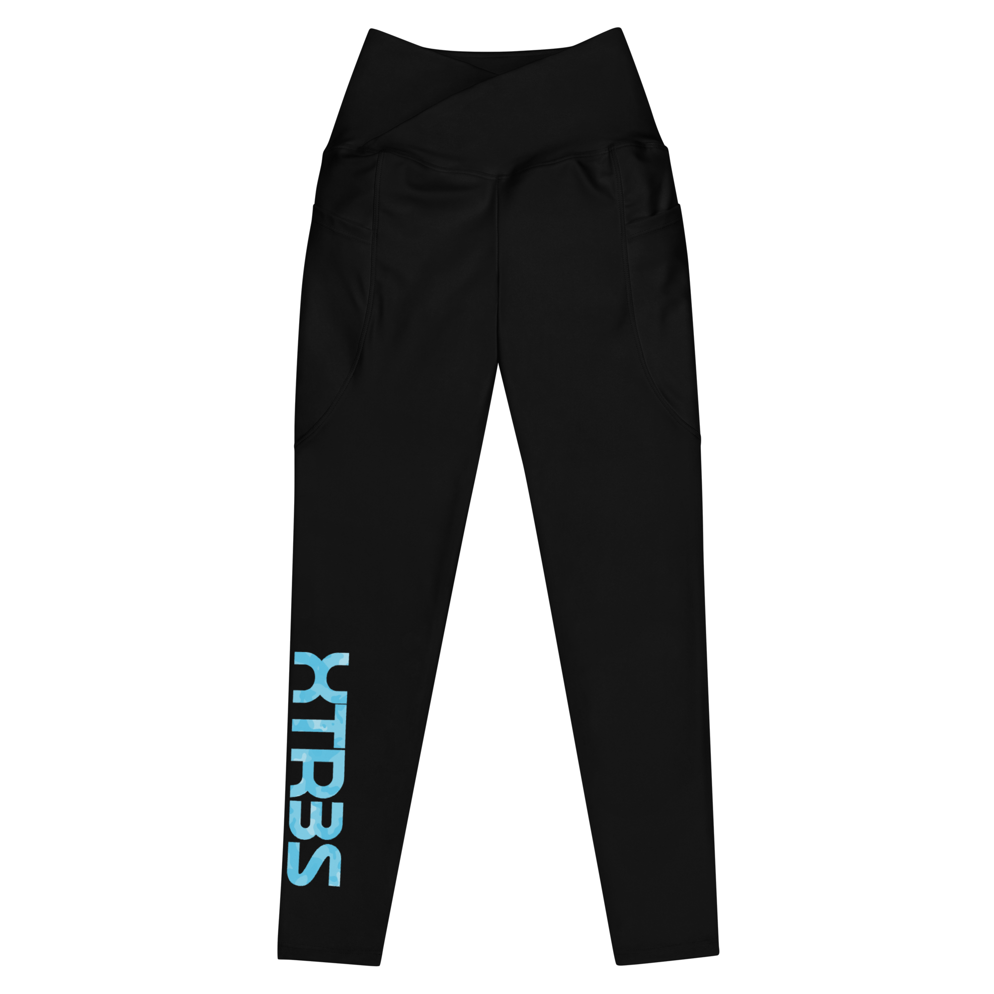 XTR3S Crossover Leggins - Black/Blue - XTR3S