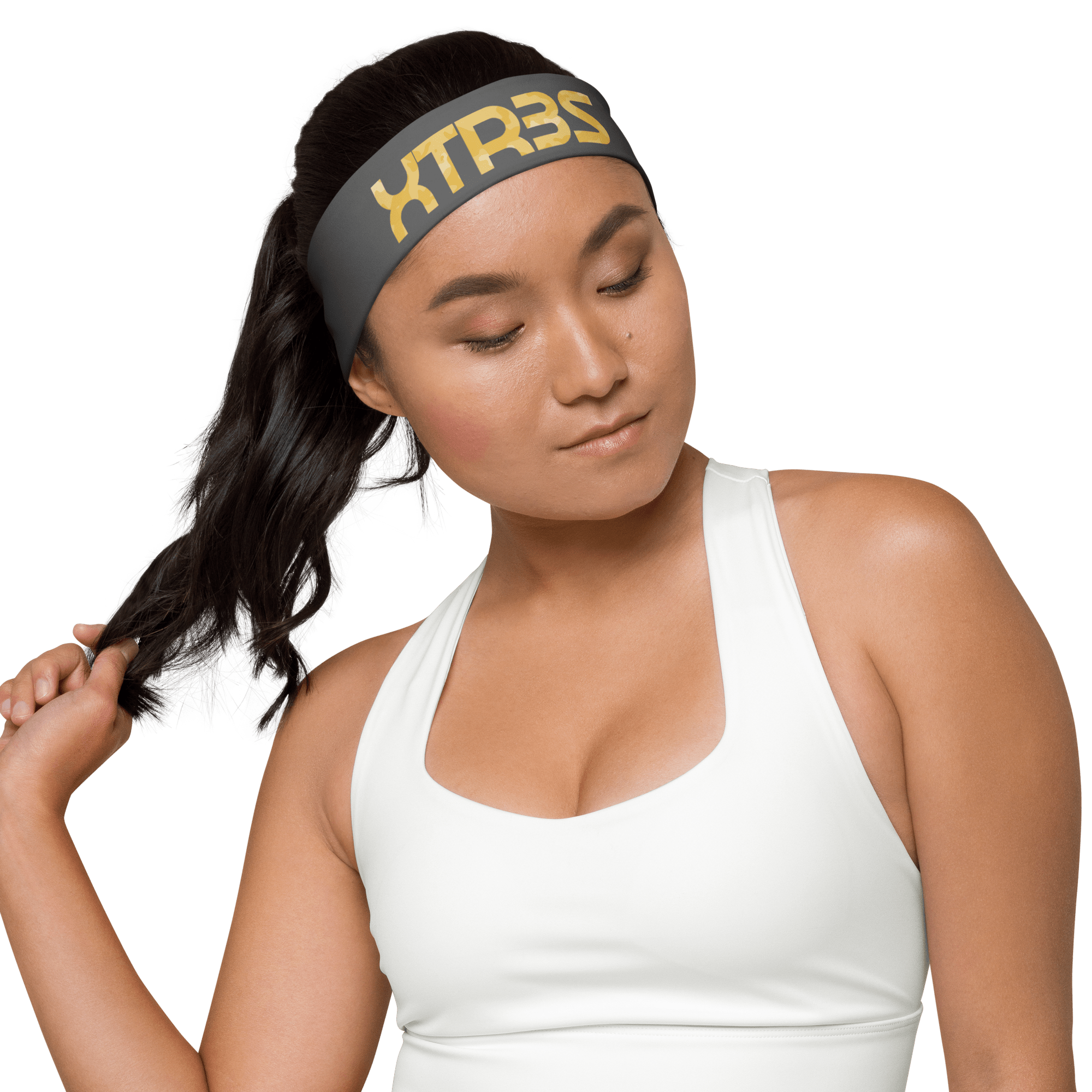 XTR3S Headband - Gray/Yellow - XTR3S