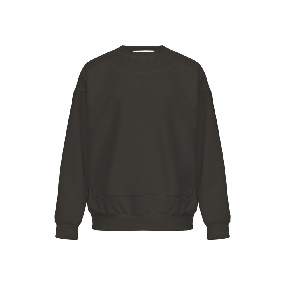 XTR3S Men’s Relaxed Fit Sweatshirt - Black - XTR3S