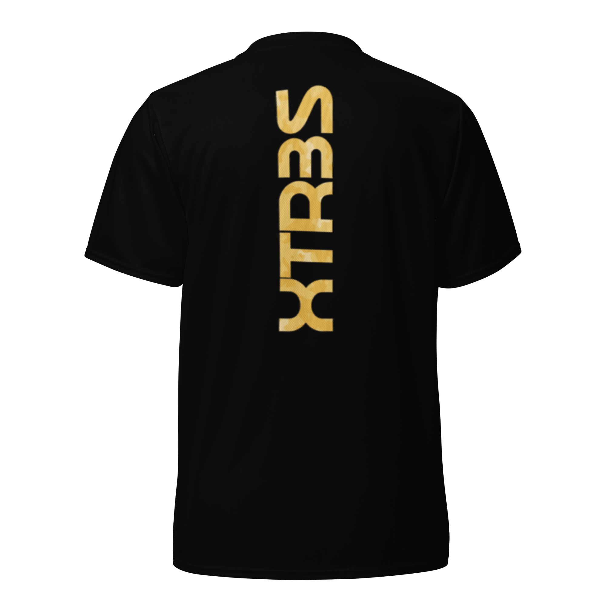 XTR3S Sport T Shirt - Black/Yellow - XTR3S